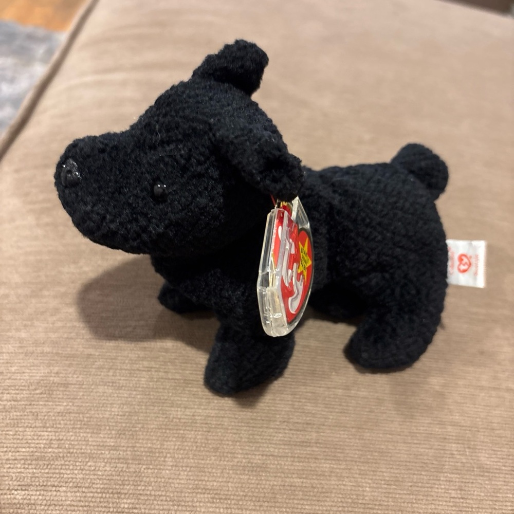 Ty Beanie Babies Scottie Dog Kids OS Black Excellent Vintage Plush 1996‎ Tagged